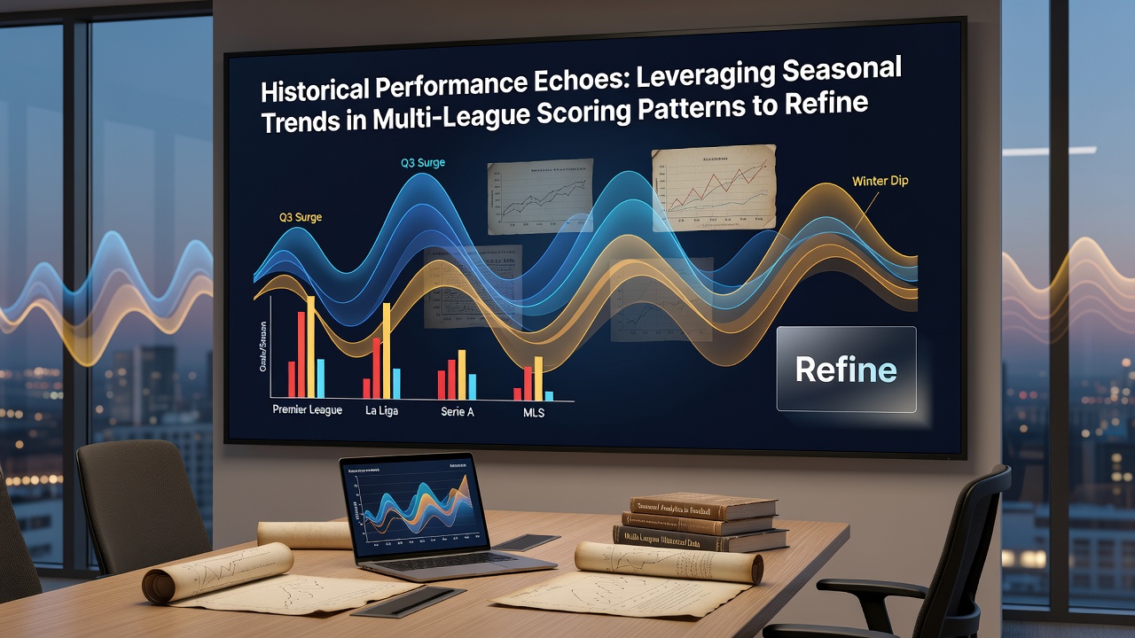 Infographic illustrating cross-sport accumulator construction using historical league data