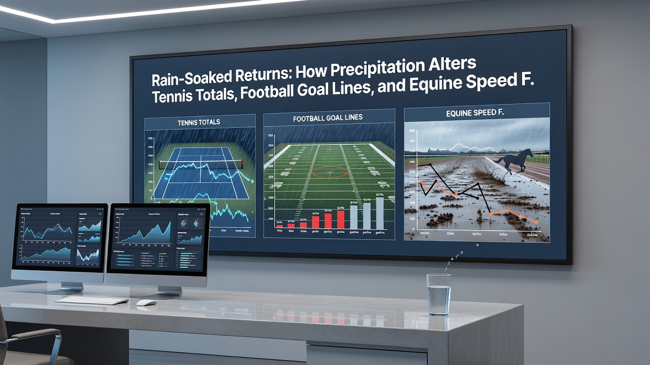 Horse racing track conditions in rain and speed figure impacts