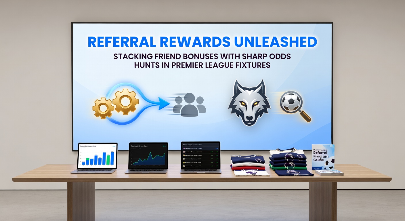 Tennis player serving on clay court during ATP event, overlaid with Premier League stadium lights and bookmaker bonus icons, symbolizing stacked reward opportunities